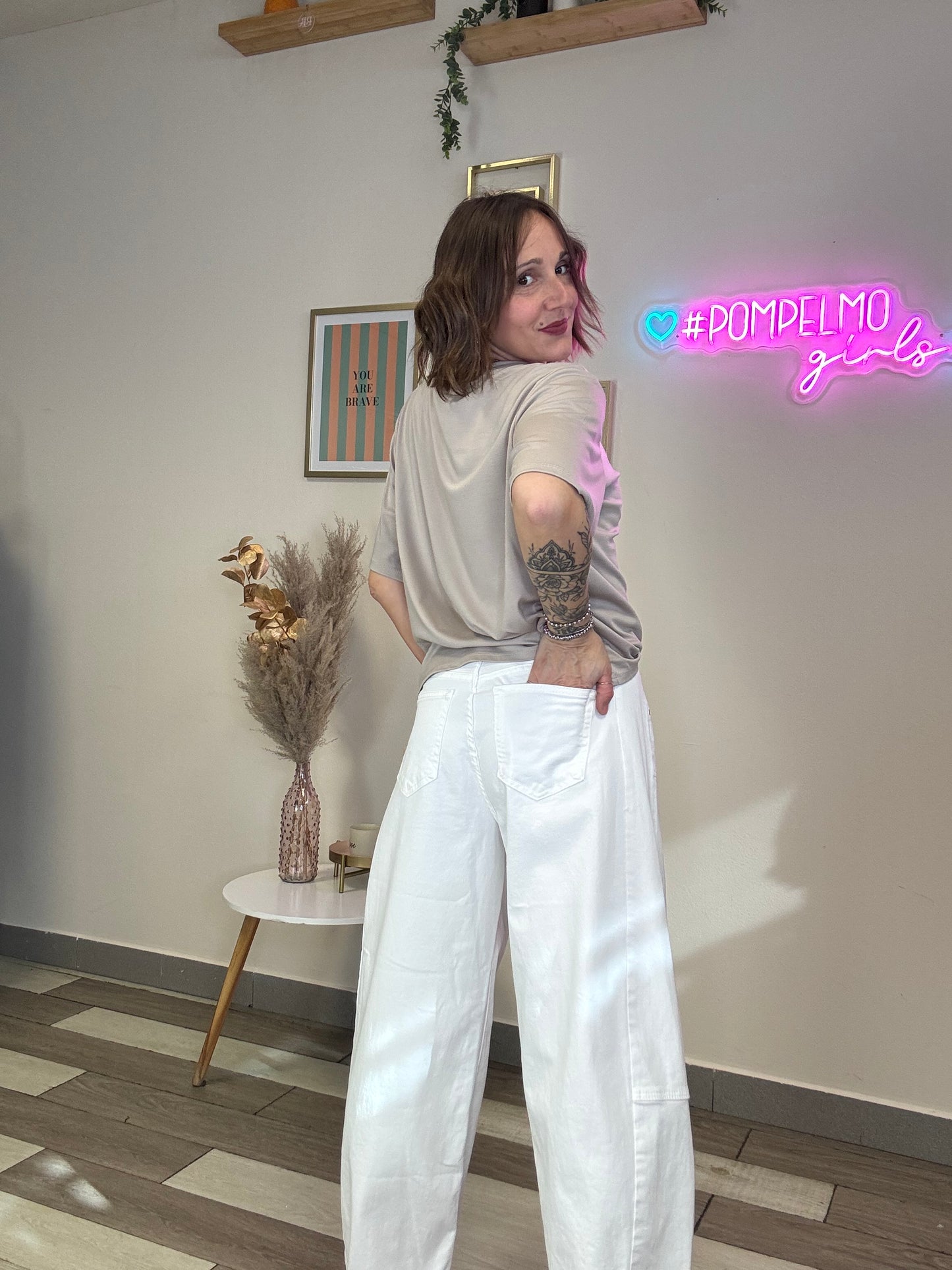 Jeans COTTON WHITE