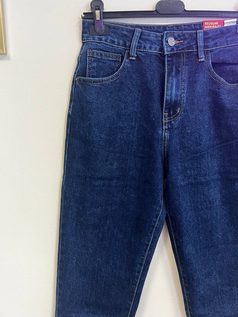 Jeans MOM-FIT BLUE