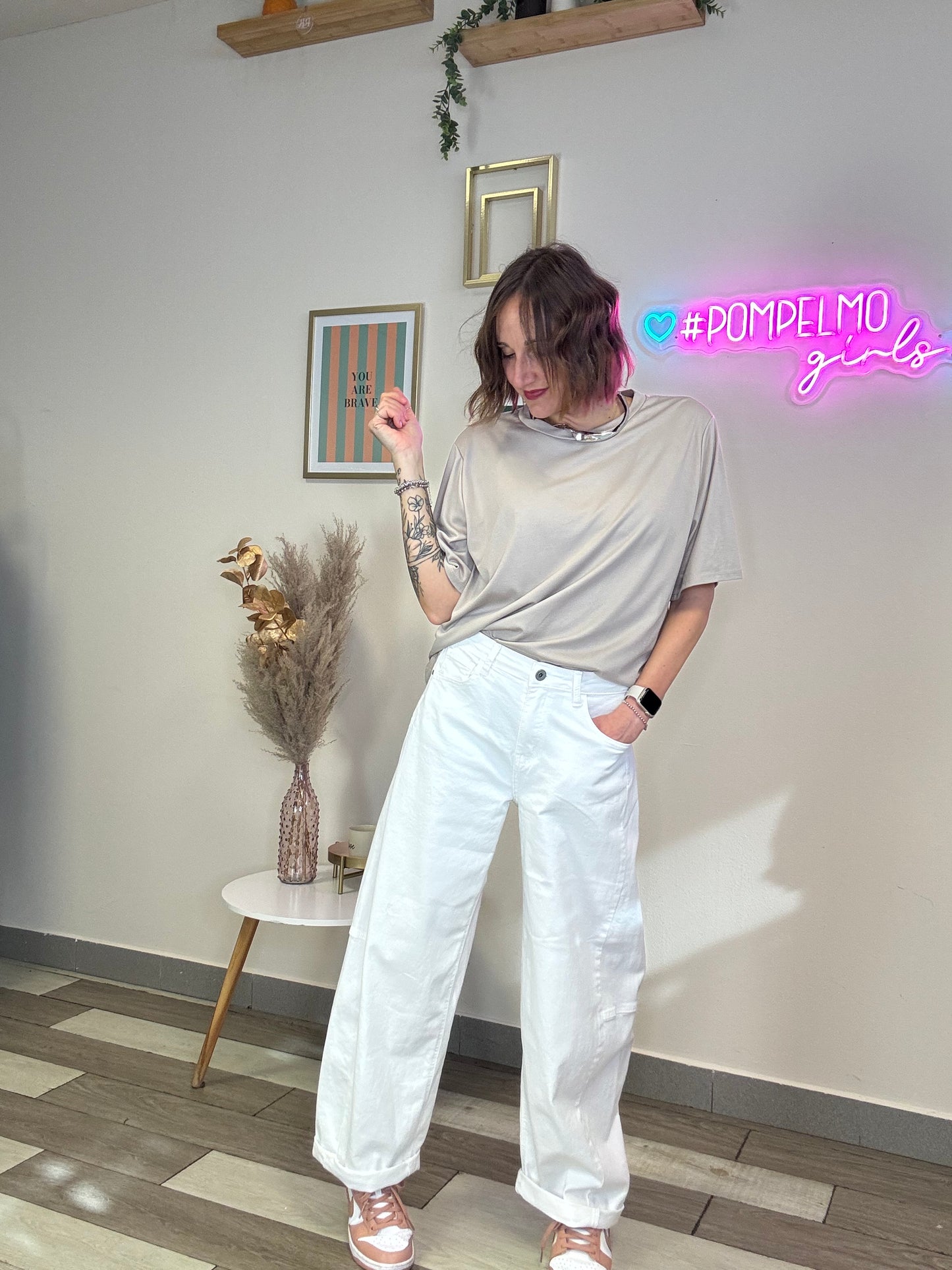 Jeans COTTON WHITE