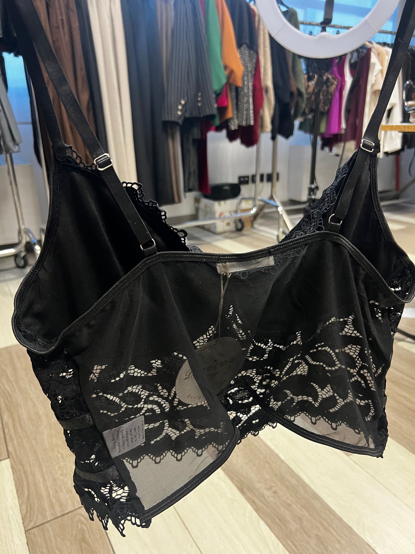 Bralette over