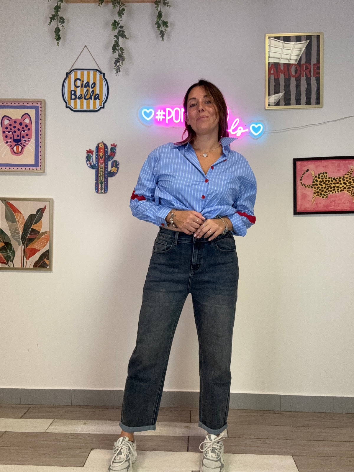 Jeans MOM FIT DARK