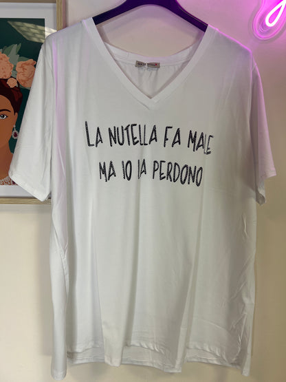 T-shirt over NUTELLA
