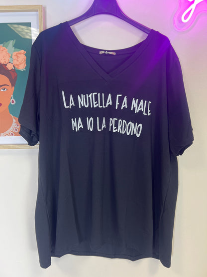 T-shirt over NUTELLA