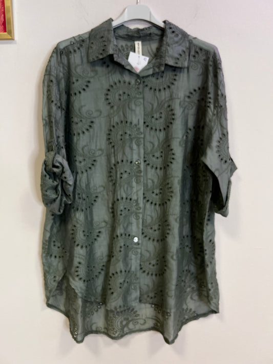 Camicia over SANGALLO