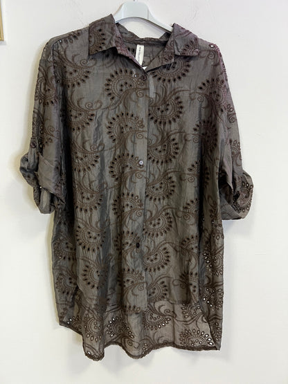 Camicia over SANGALLO