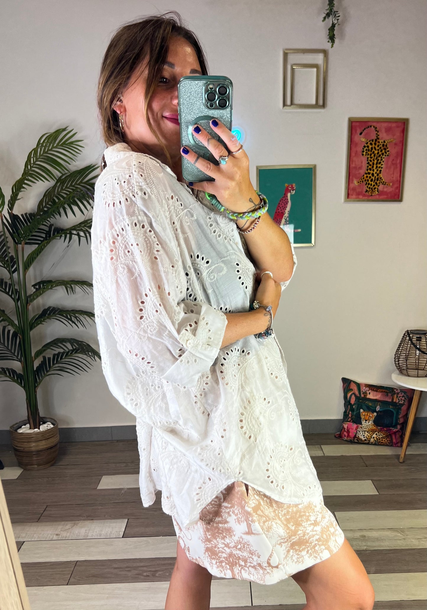 Camicia over SANGALLO
